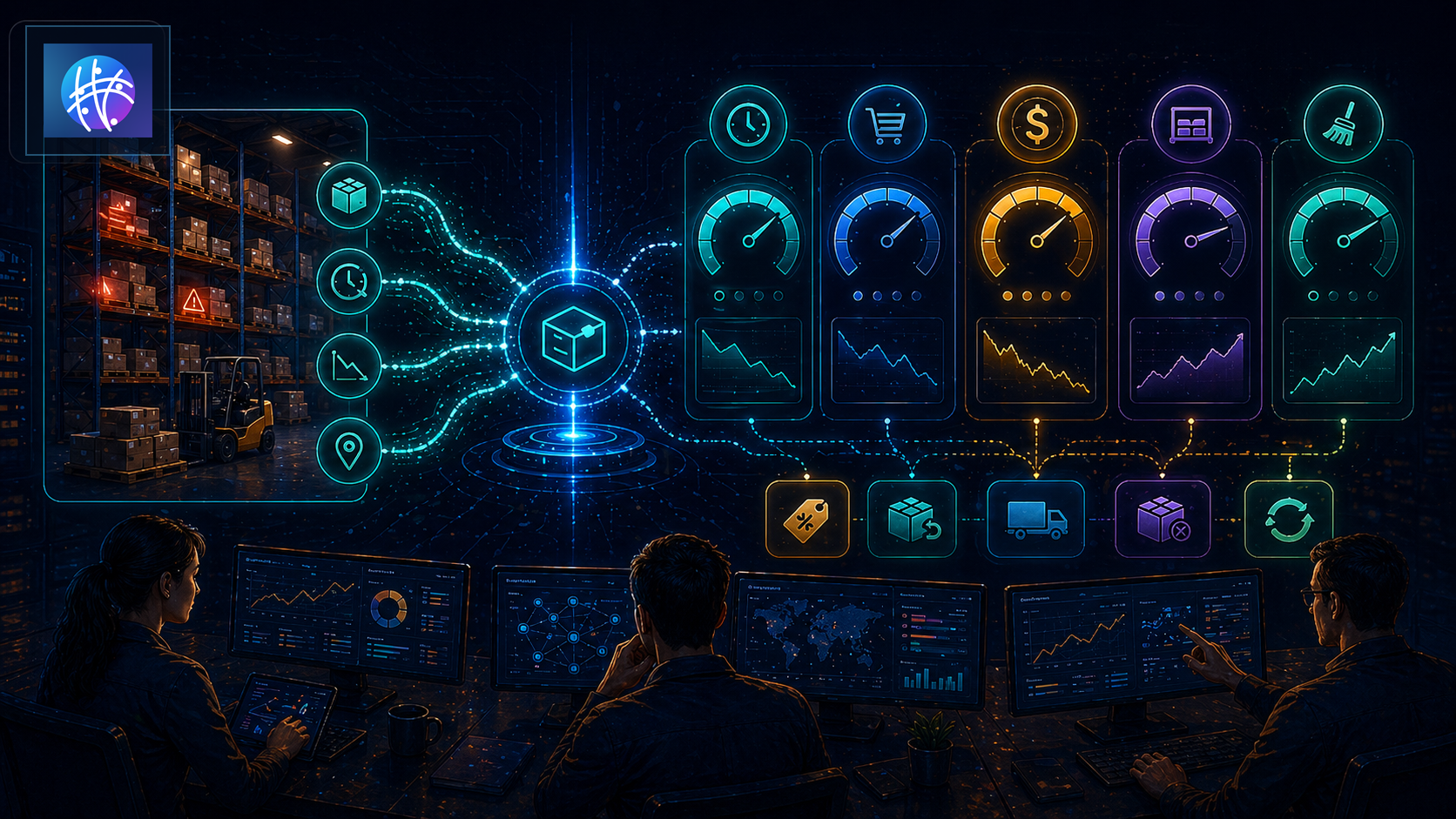 Dead Stock Management Metrics Operators Should Track premium ecommerce inventory operations hero image with Meshline logo
