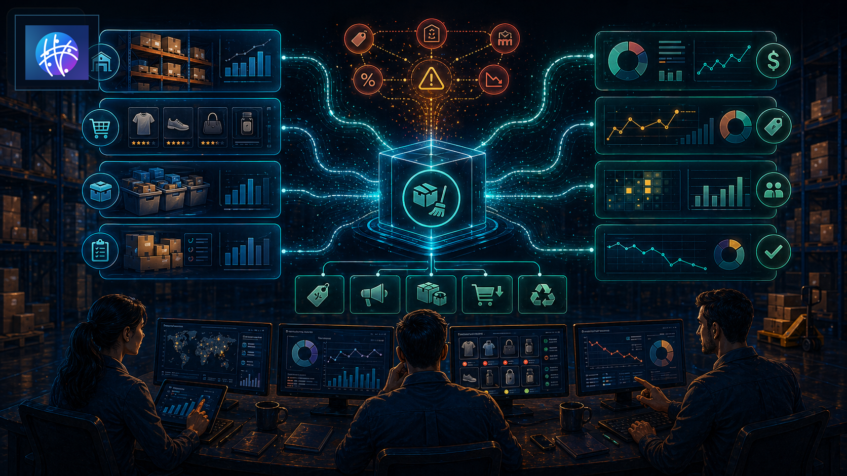 What Is Dead Stock Management? A Practical Guide for Ecommerce Teams premium ecommerce inventory operations hero image with Meshline logo